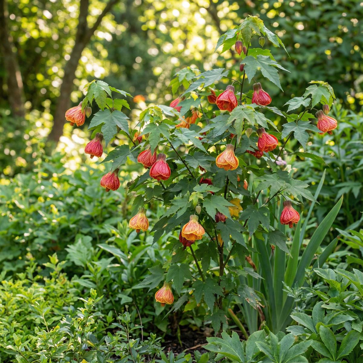 Bright Abutilon Bellevue Flowering Seeds for Planting