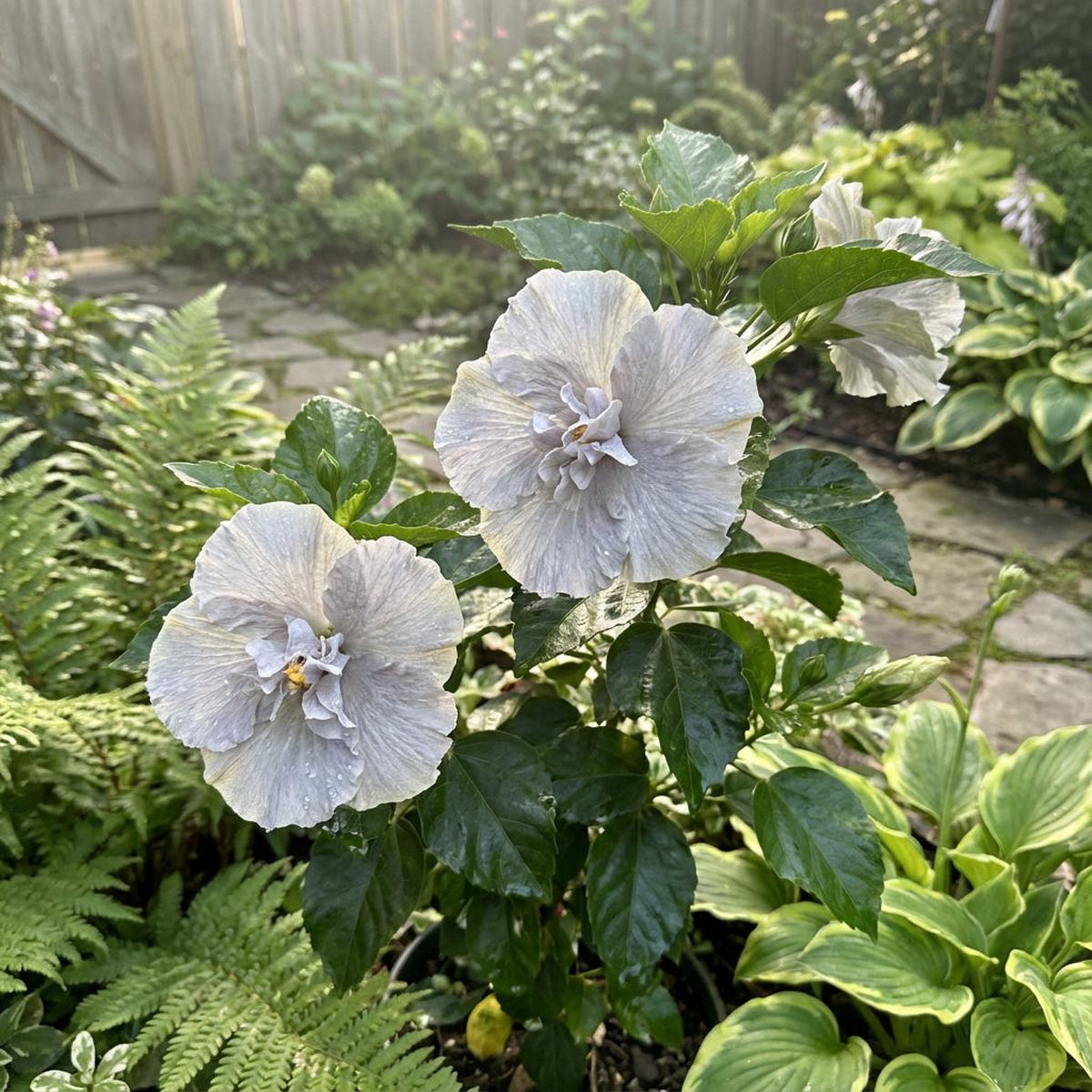 Hibiscus Flower Seeds – Light Grey for Stunning Garden Displays