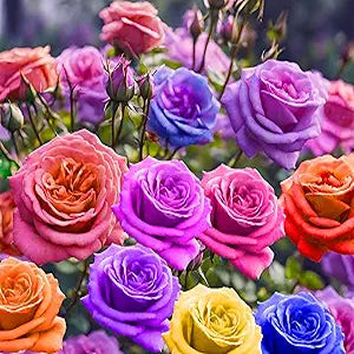 Mixed Colors Rose Flower Seeds for a Colorful Rose Garden