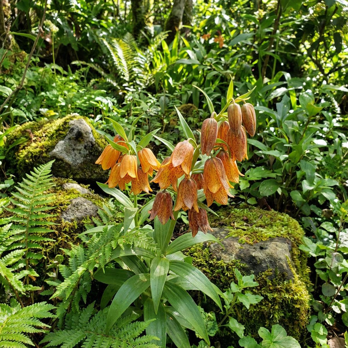 Orange Bell Orchid Flower Seeds for Planting