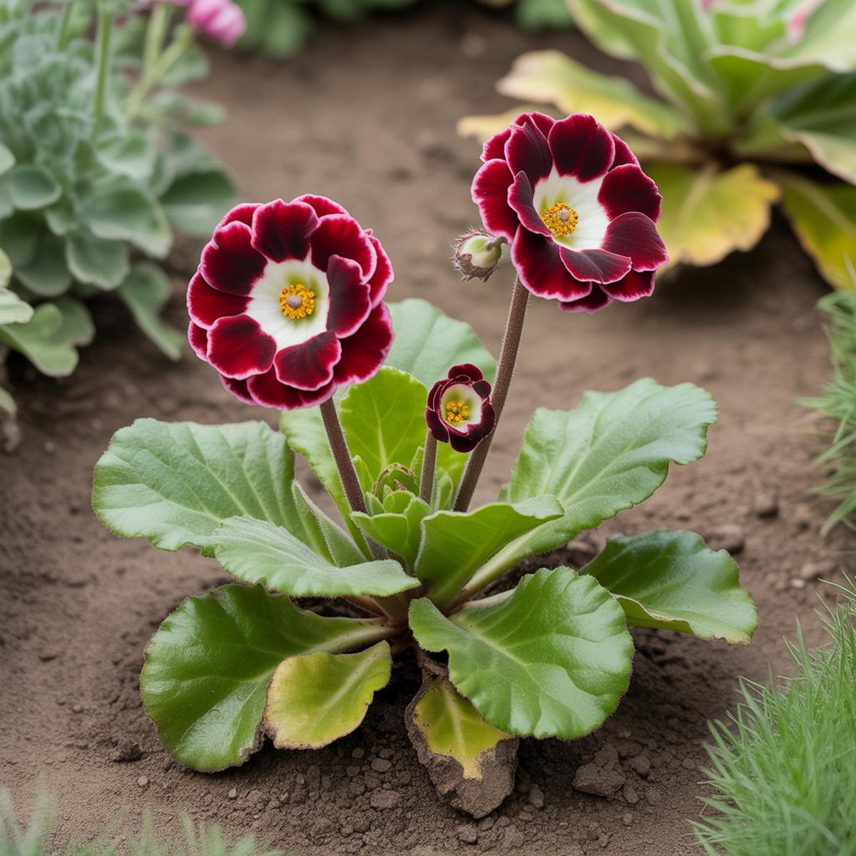 Primula Auricula Black Flower Seeds – Easy Planting