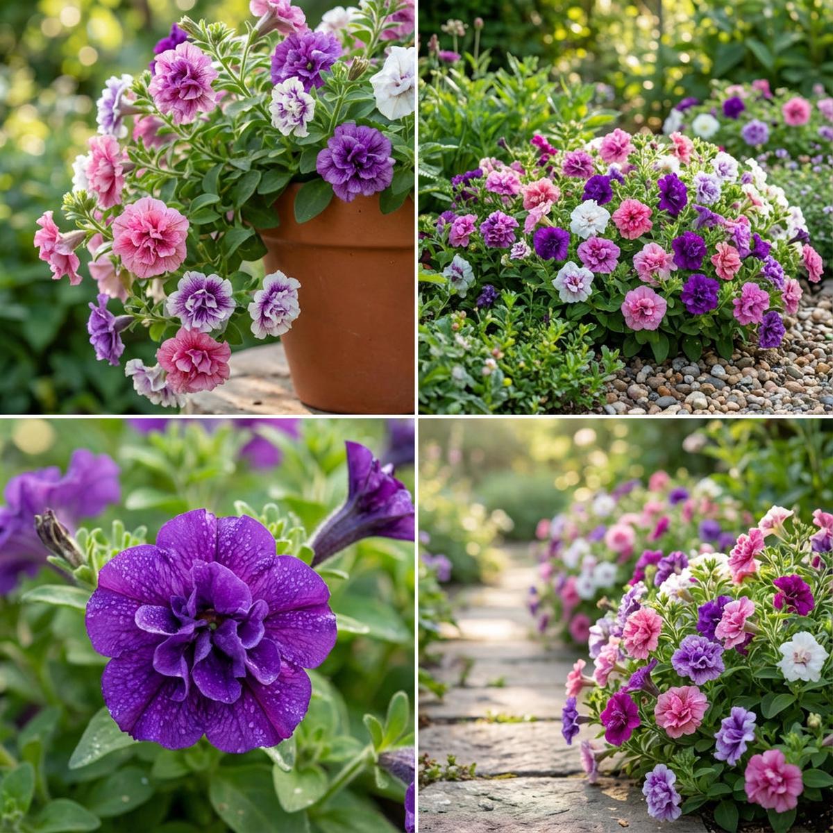 Petunia Double Madness Mix Seeds for Planting – Stunning Double Blooms for Your Garden