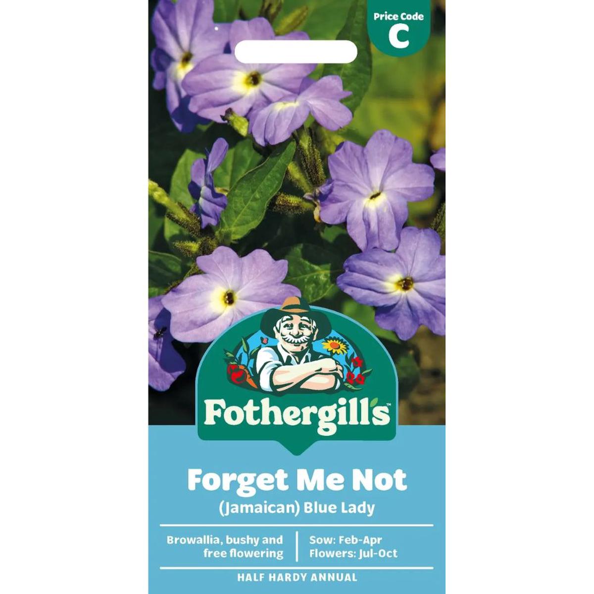 Mr Fothergill’s Forget Me Not (Jamaican) Blue Lady Seeds