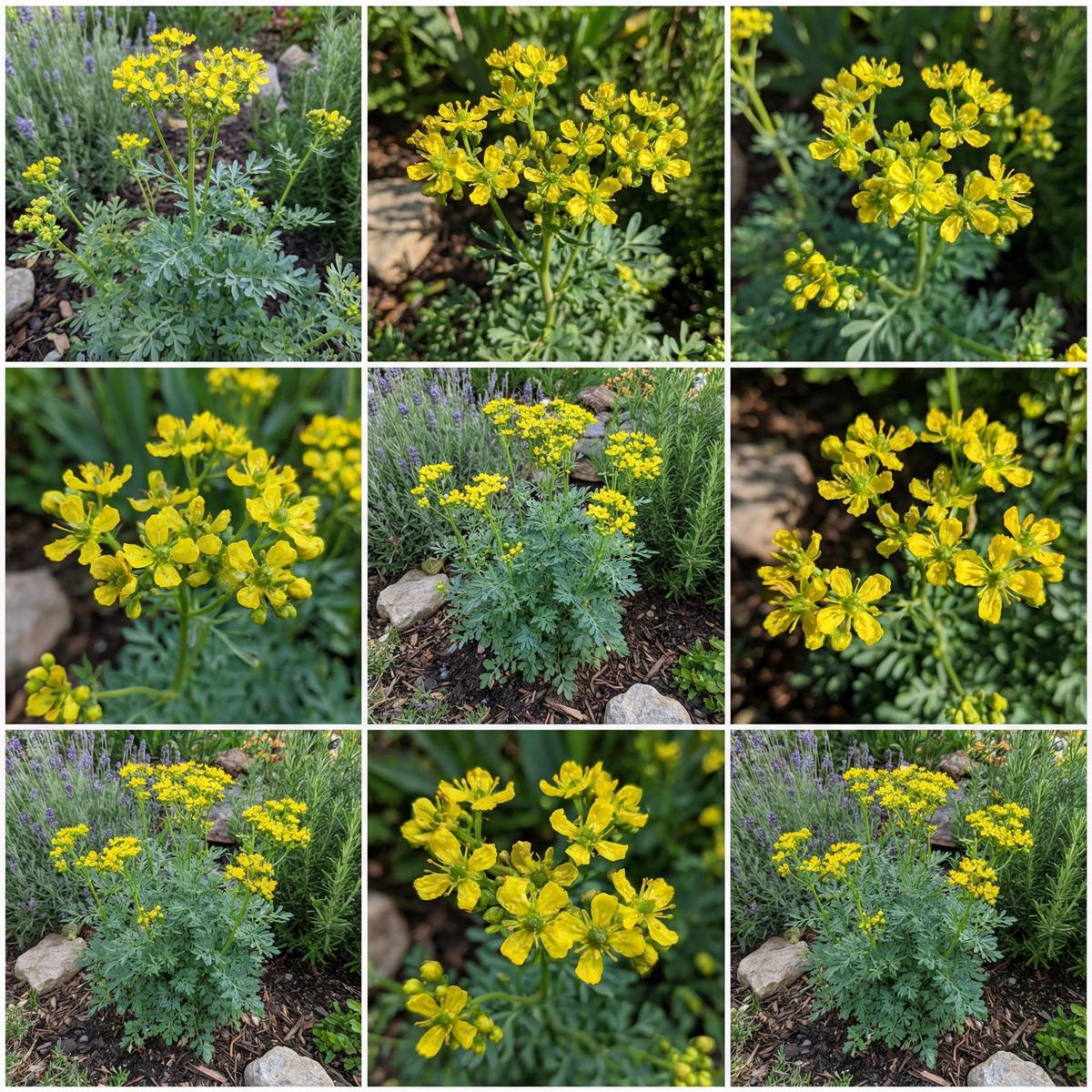 Yellow Ruta Graveolens Flower Planting Seeds Brighten Your Garden with Vibrant Flowers