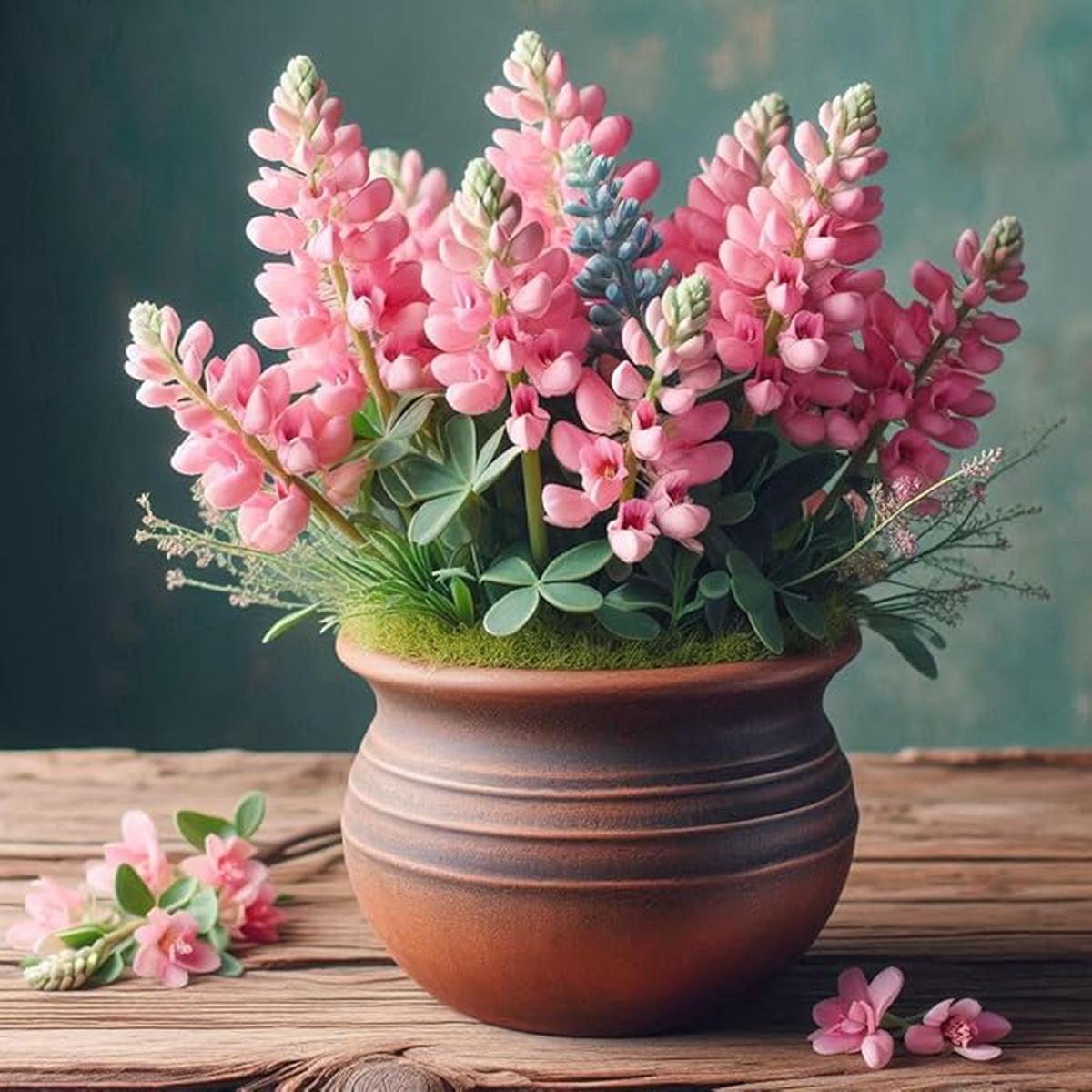 Pink Bonnet Flower Seeds for Planting  Heirloom, Non-GMO, High Germination Organic Garden Seeds