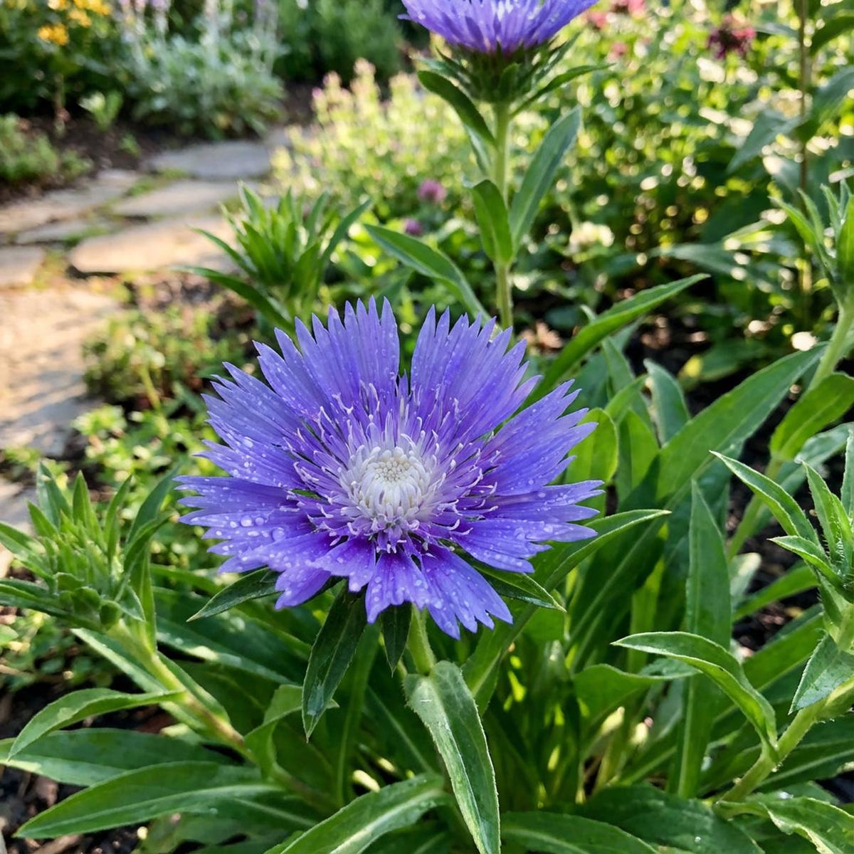 Stoke’s Aster Planting Seeds – Perennial Garden Blooms