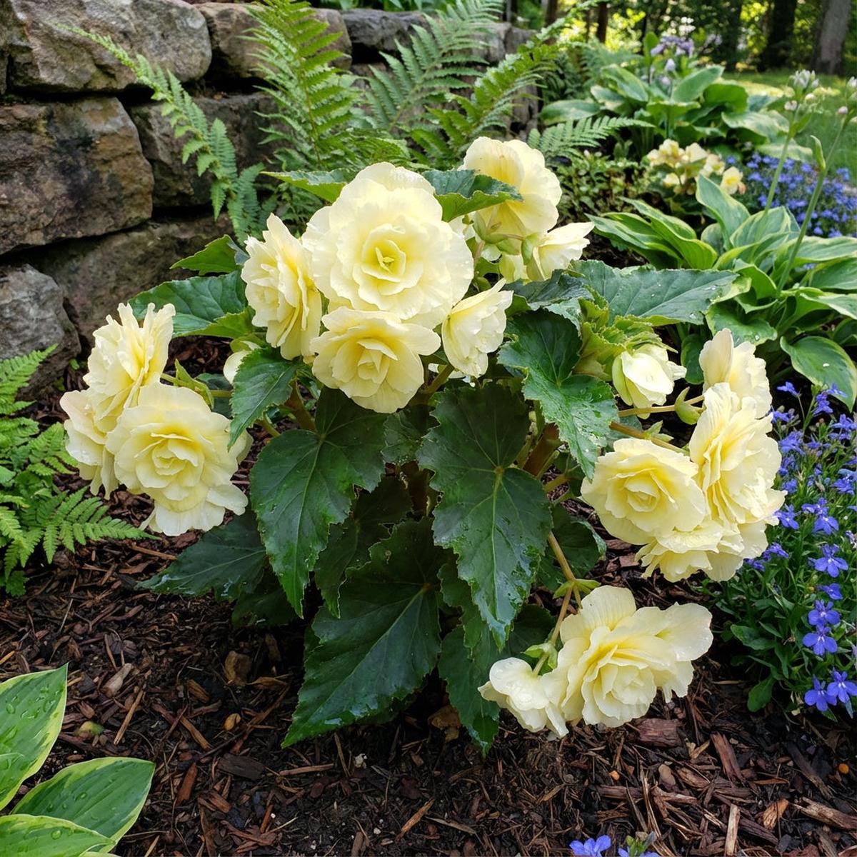 Plant Light Yellow Begonia Flower Seeds Perfect for Your Garden