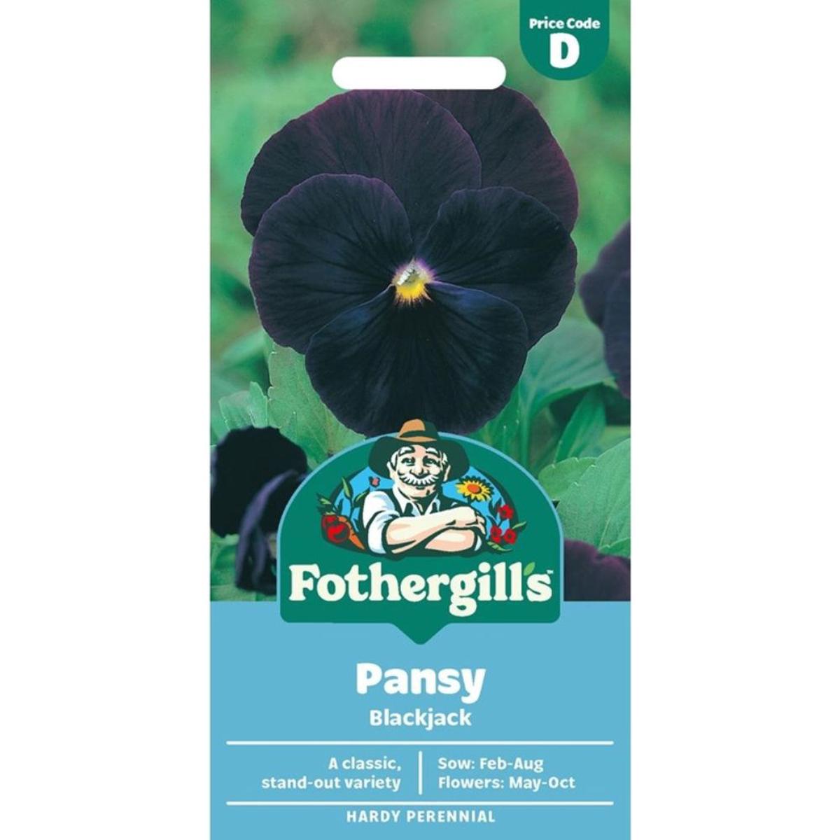 Mr Fothergill’s Pansy Blackjack Seeds