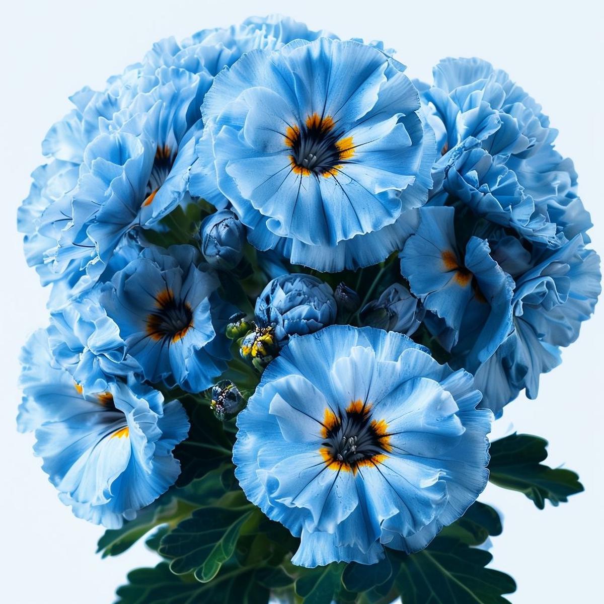 Sky Blue Green Geranium Flower Seeds for Planting – Hardy Variety, Heirloom & GMO Free Seeds for Home Garden