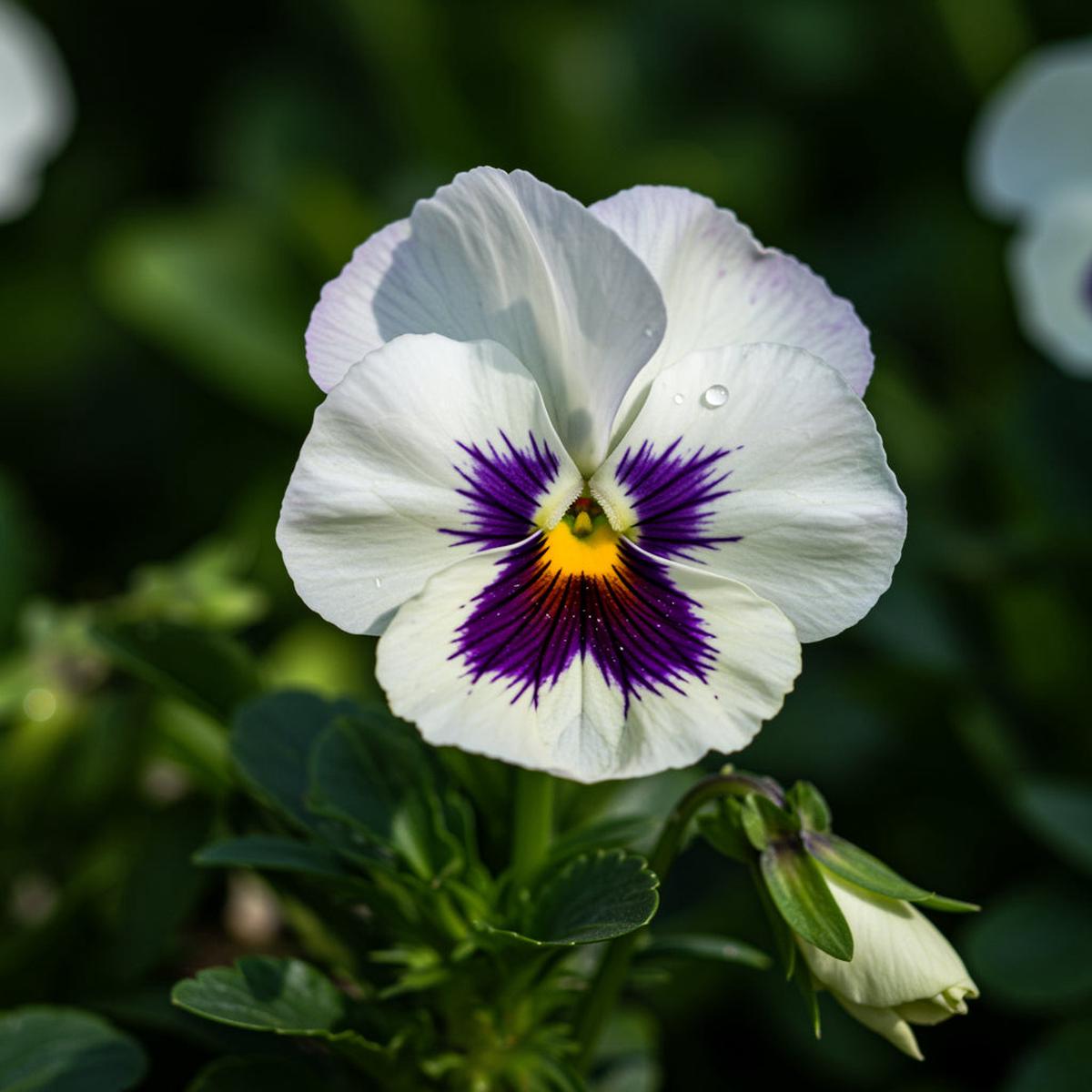 White Pansy Flower Seeds for Planting – Perfect for Adding Graceful Blooms to Your Garden