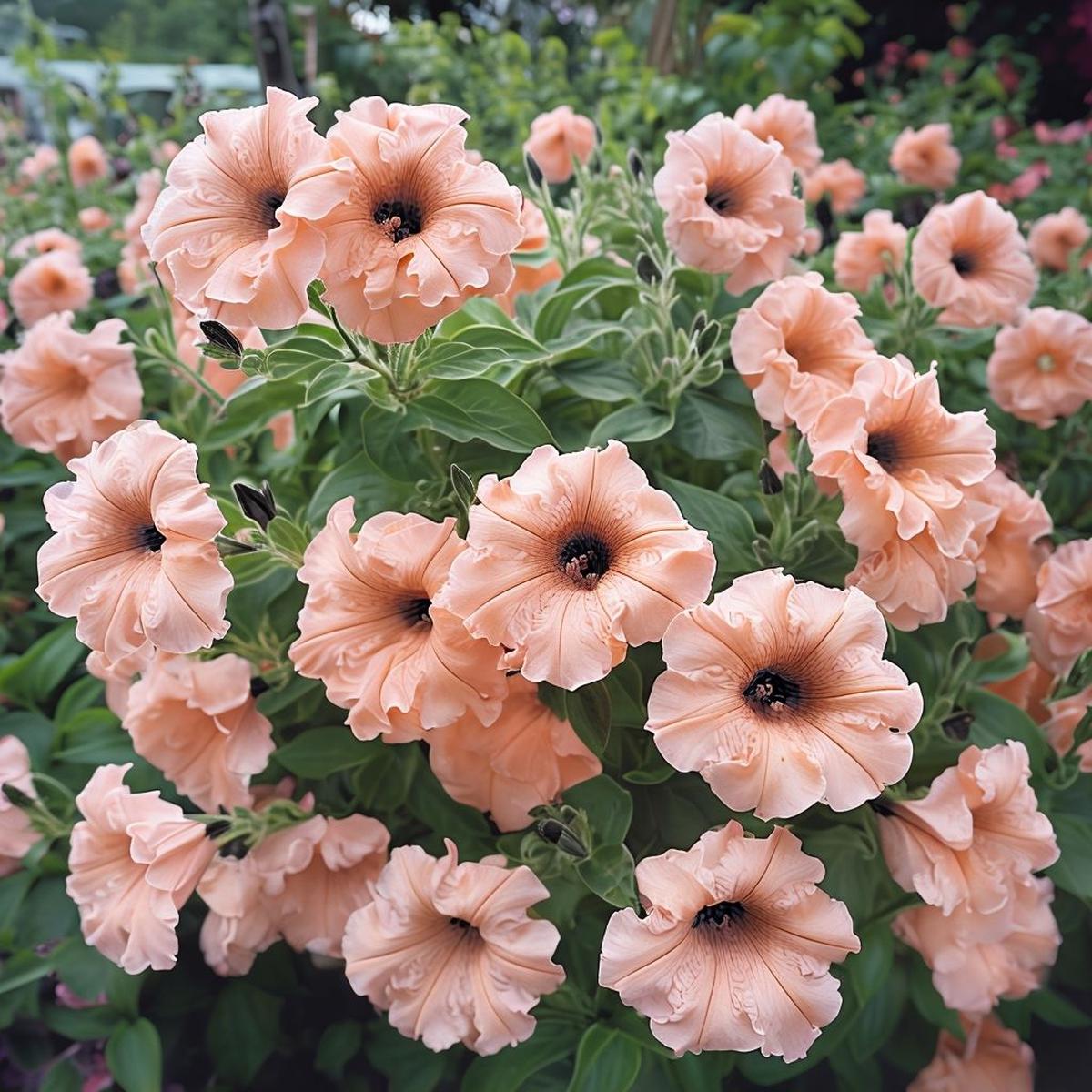Peach Petunia Flower Seeds for Planting  Heirloom Non-GMO High Germination Easy to Grow Garden Blooms