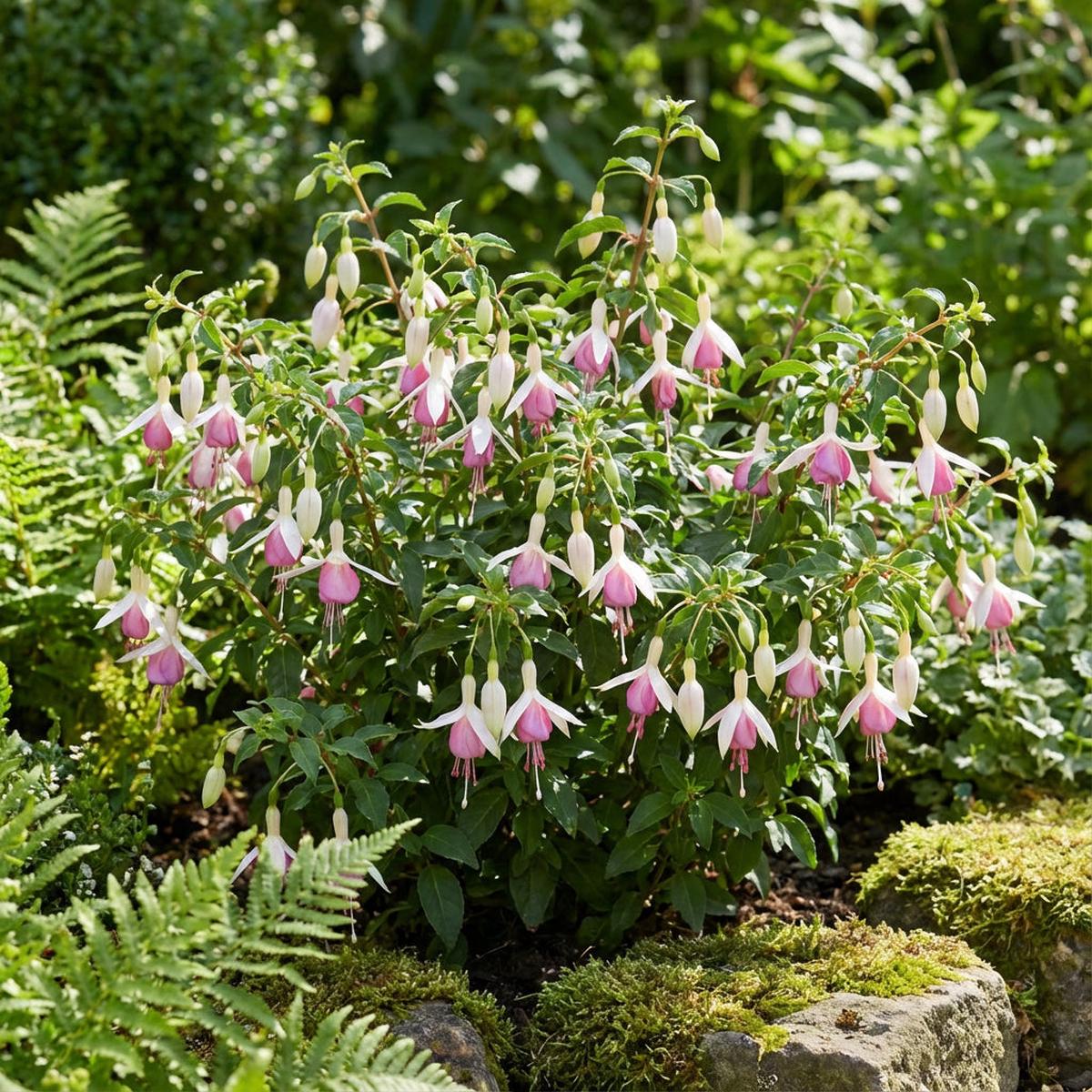 Fuchsia Flower Seeds for Planting – Beautiful White Pink Fuchsias for Your Garden