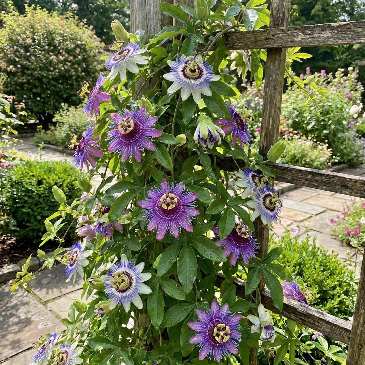 Mixed Color Passion Flower Seeds for Planting | Heirloom Climbing Vine with Vibrant Blooms