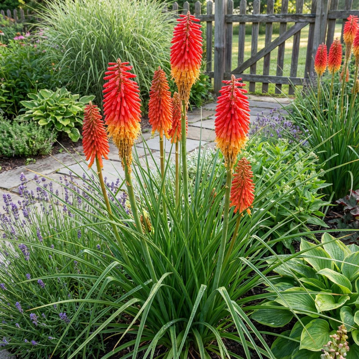 Red Pokerflower Planting Seeds for Striking Blooms That Brighten Up Your Garden