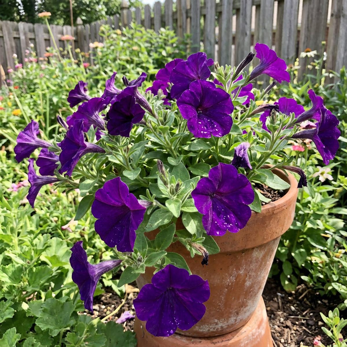 Purple Petunia Flower Seeds for Planting – Vibrant Annual Blooms