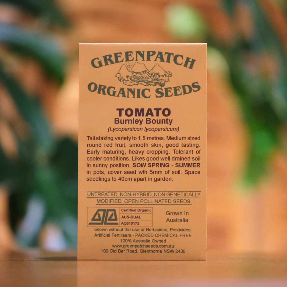Tomato 'Burnley Bounty' Greenpatch Seeds