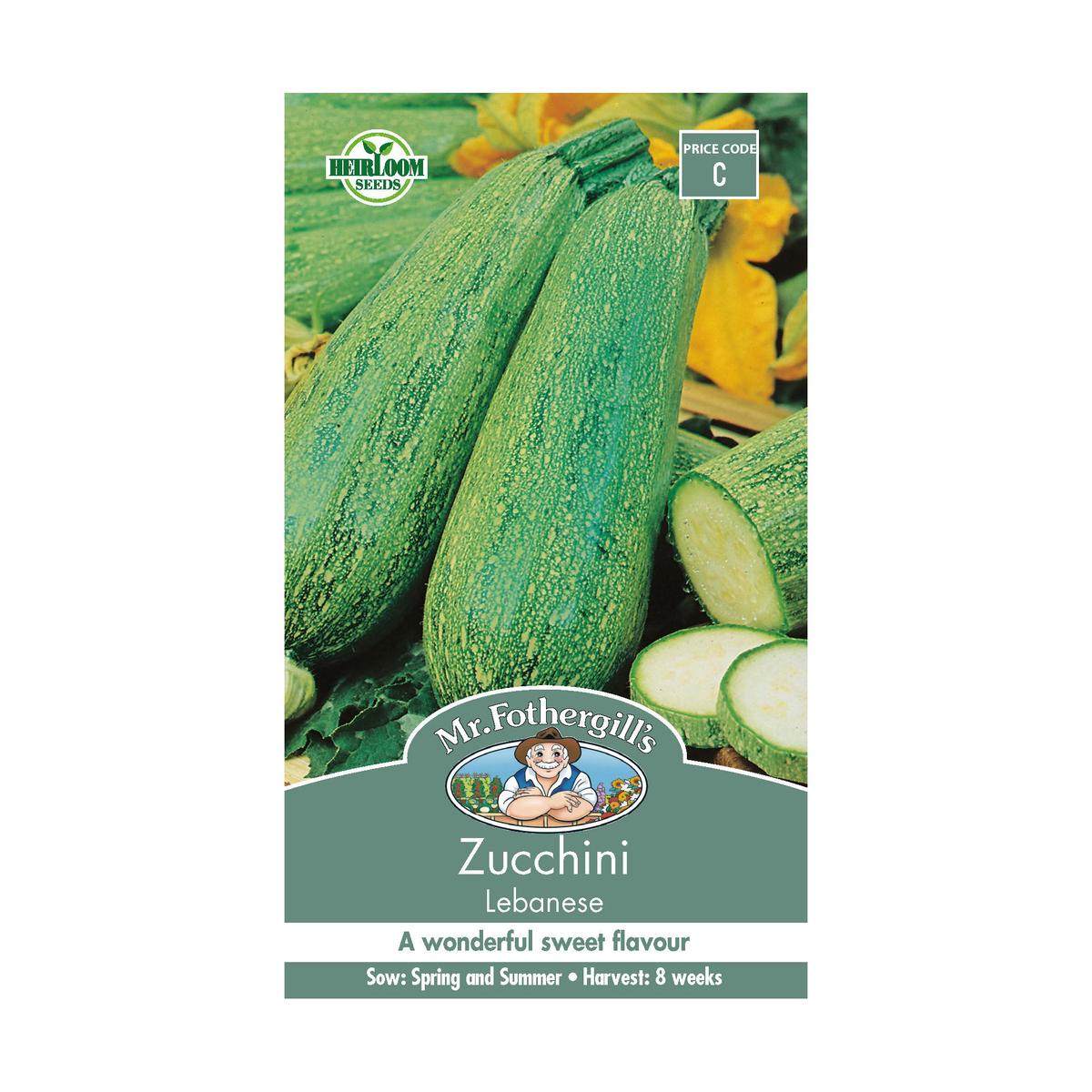Zucchini 'Lebanese' seeds