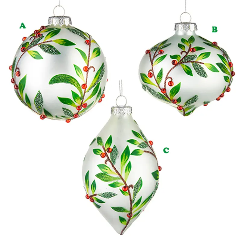 RAZ, Holly Ornament, Assorted and Sold Separately