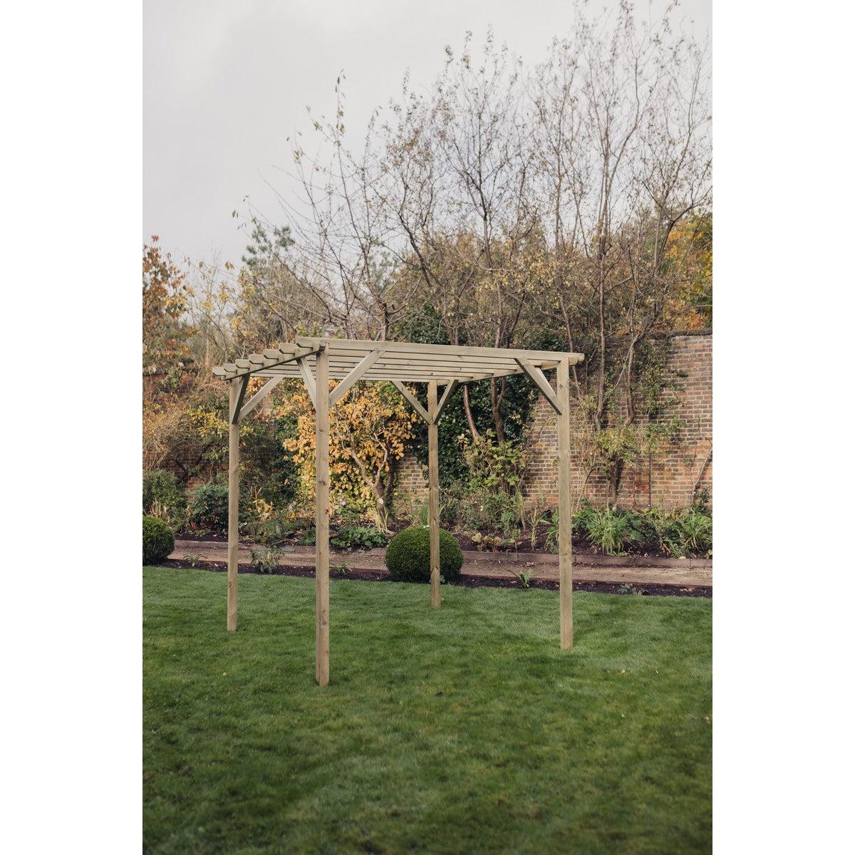 Contemporary Garden Pergola by Churnet Valley 2.4 x 2.4M - PEV24