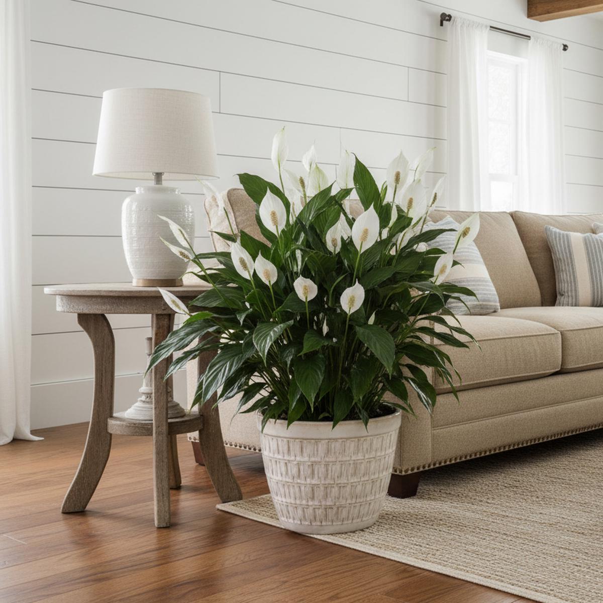 Spathiphyllum (Peace Lily Plant)