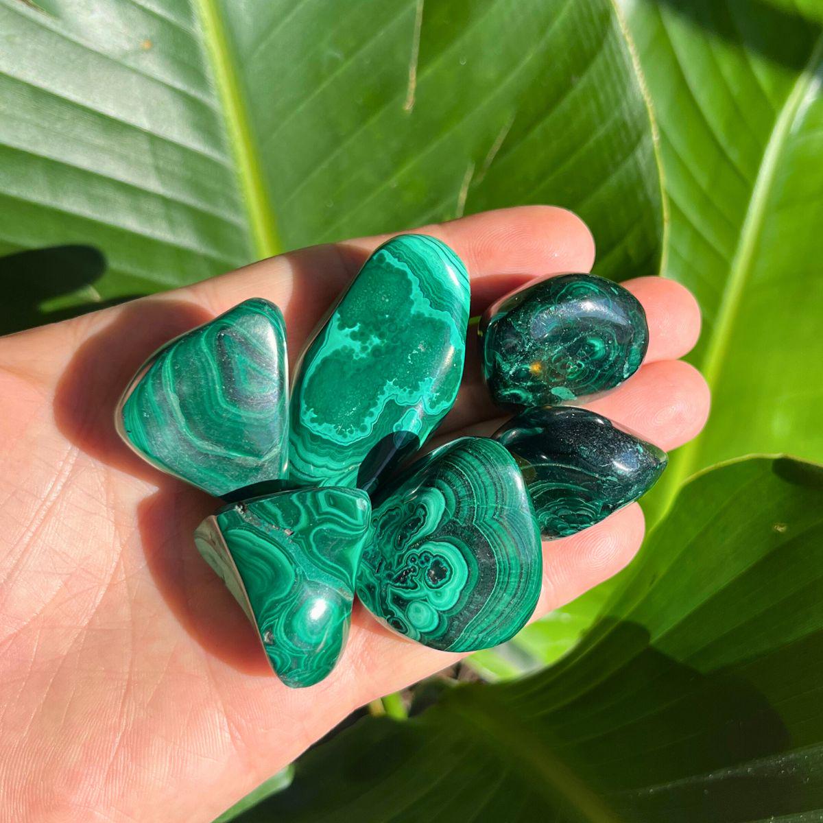 Malachite Tumbled Stone
