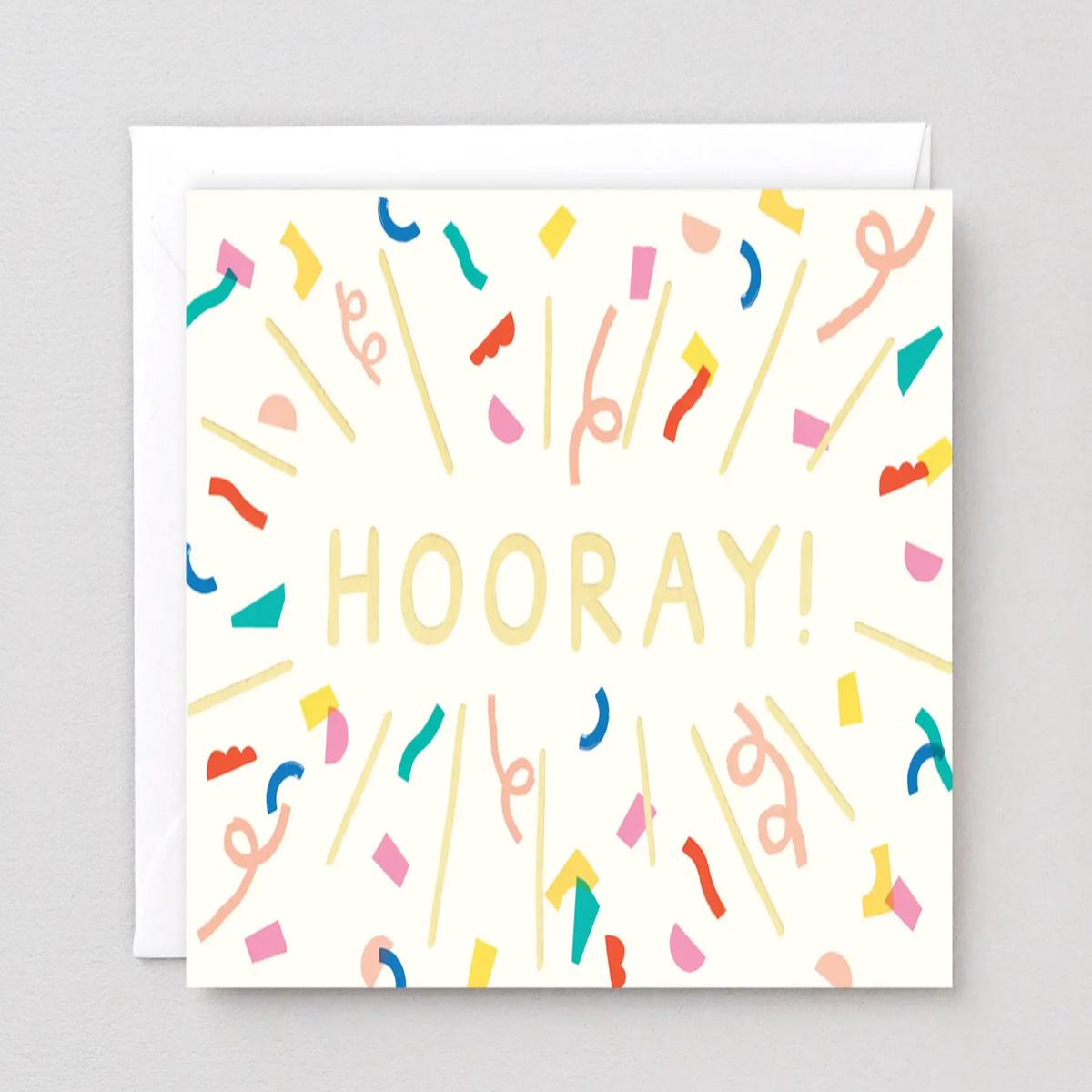'Hooray Burst' Greeting Card