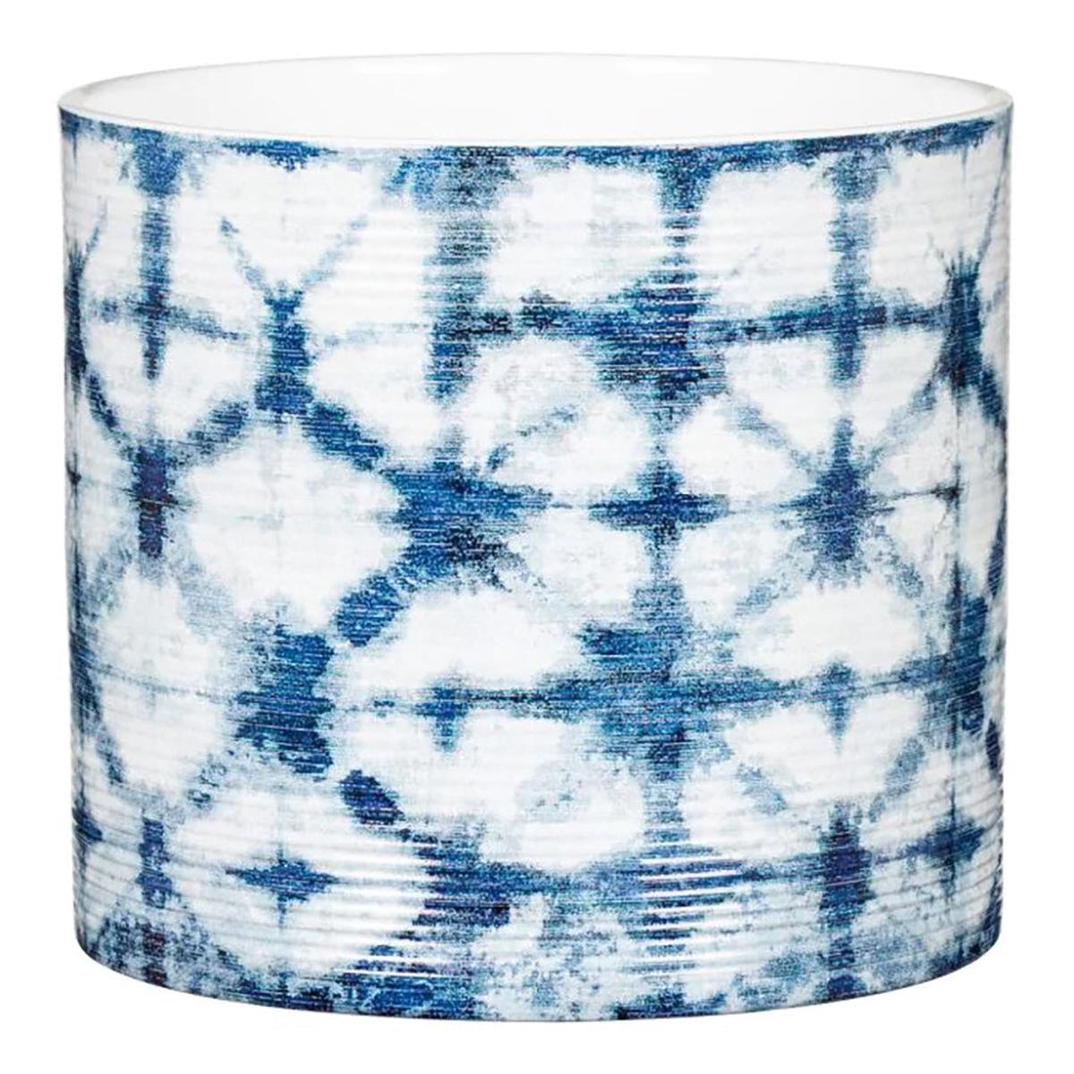 Maddy Ceramic Pot Blue Batik