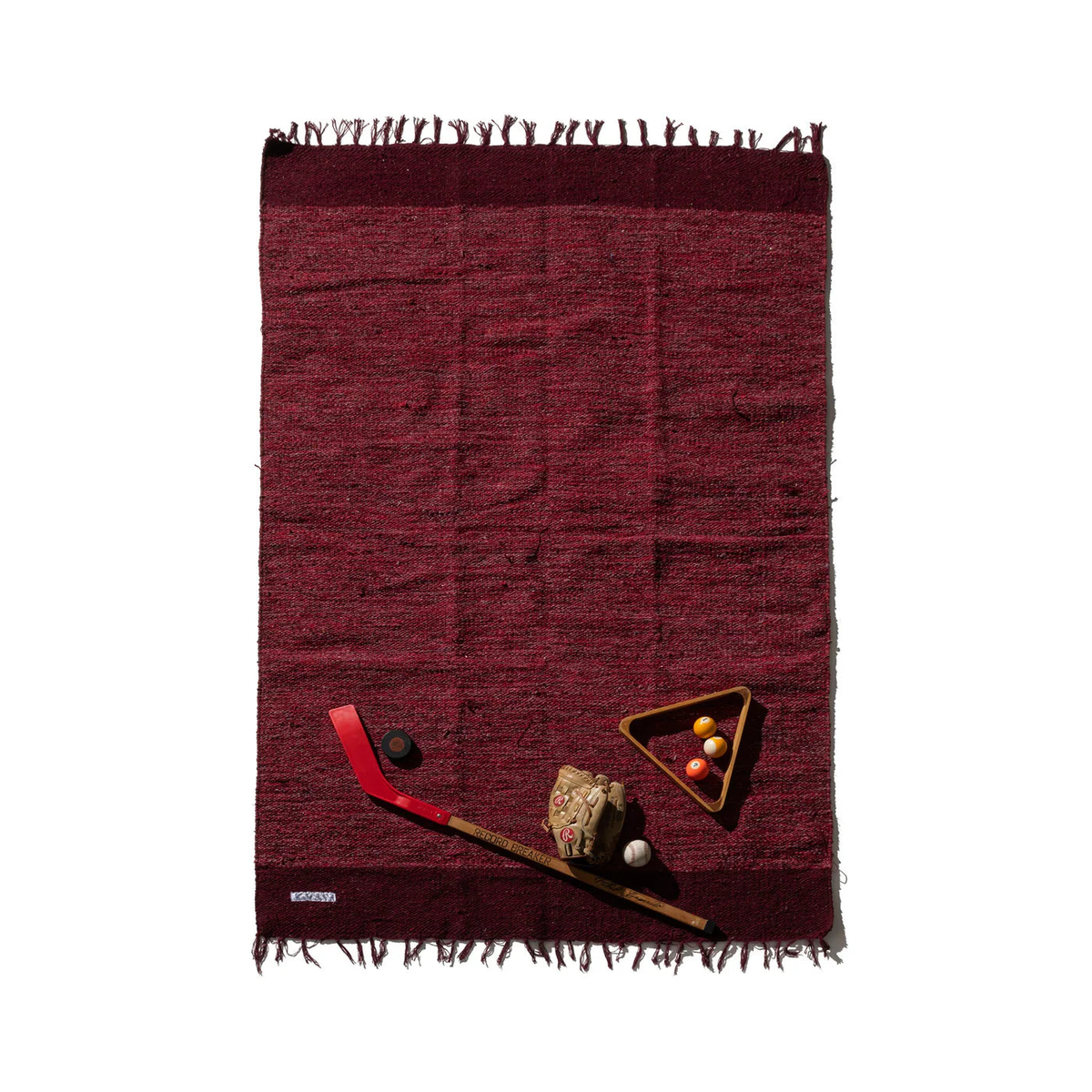 Handloom Recycled Yarn Rug 1.4 x 2.0 by Puebco