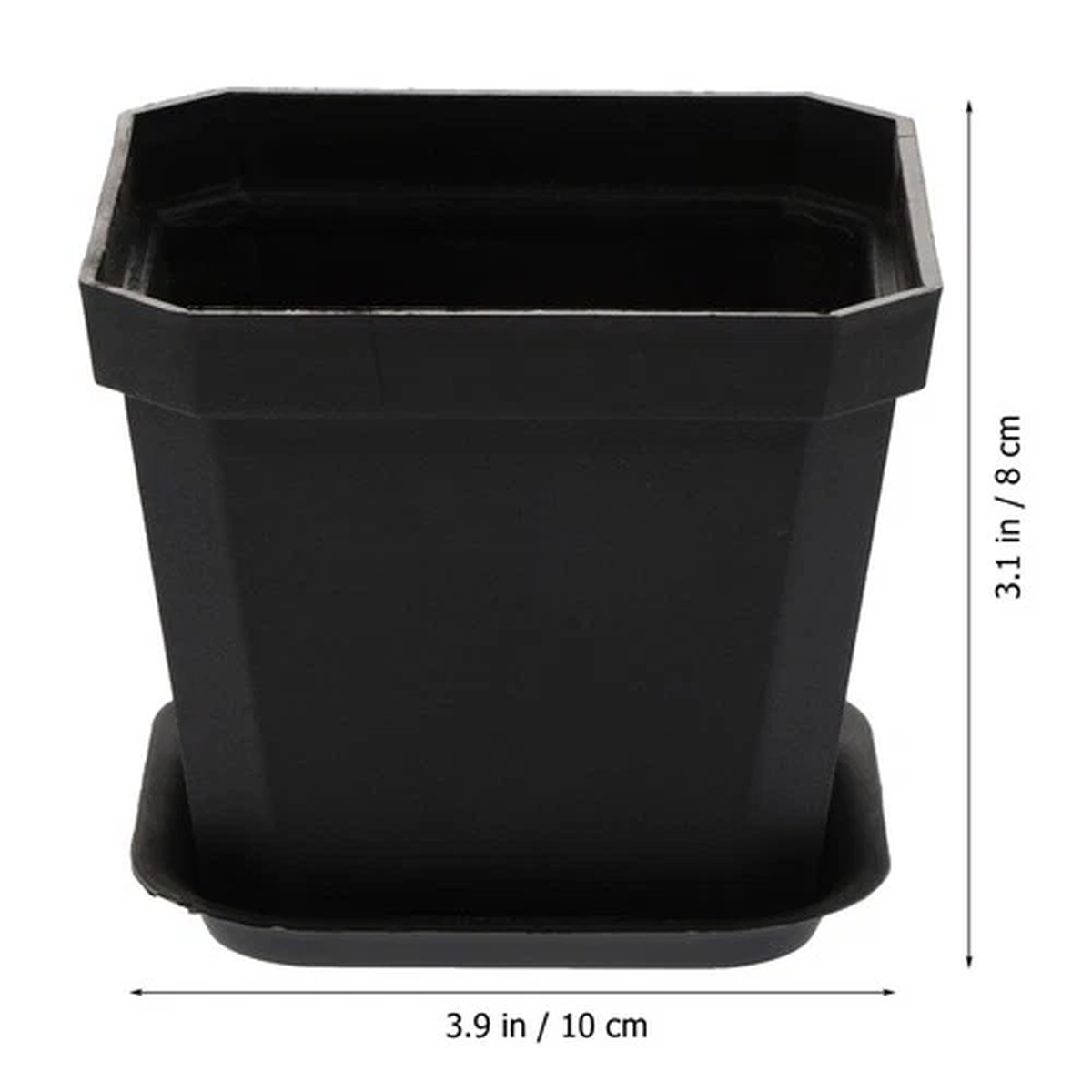 10 Pcs Practical Mini Flowerpots Bonsai Pot Plastic Flowerpot Mini Flowerpot