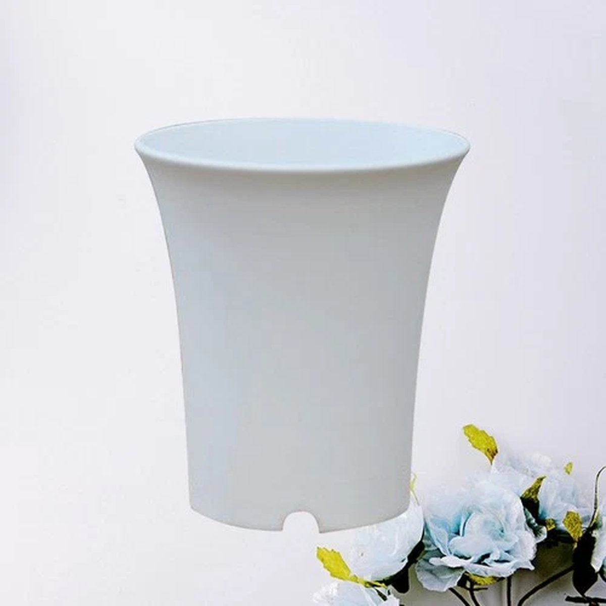 1pc Plastic Round Succulents Pots Flower Planter for Home Office or Garden