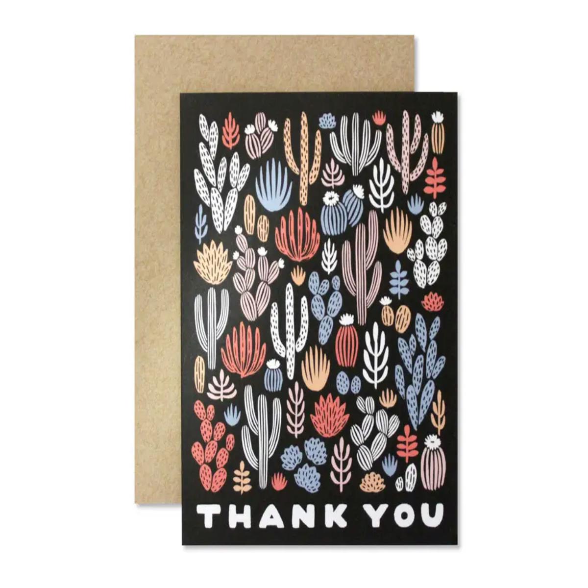 Thank You Cactus Greeting Card