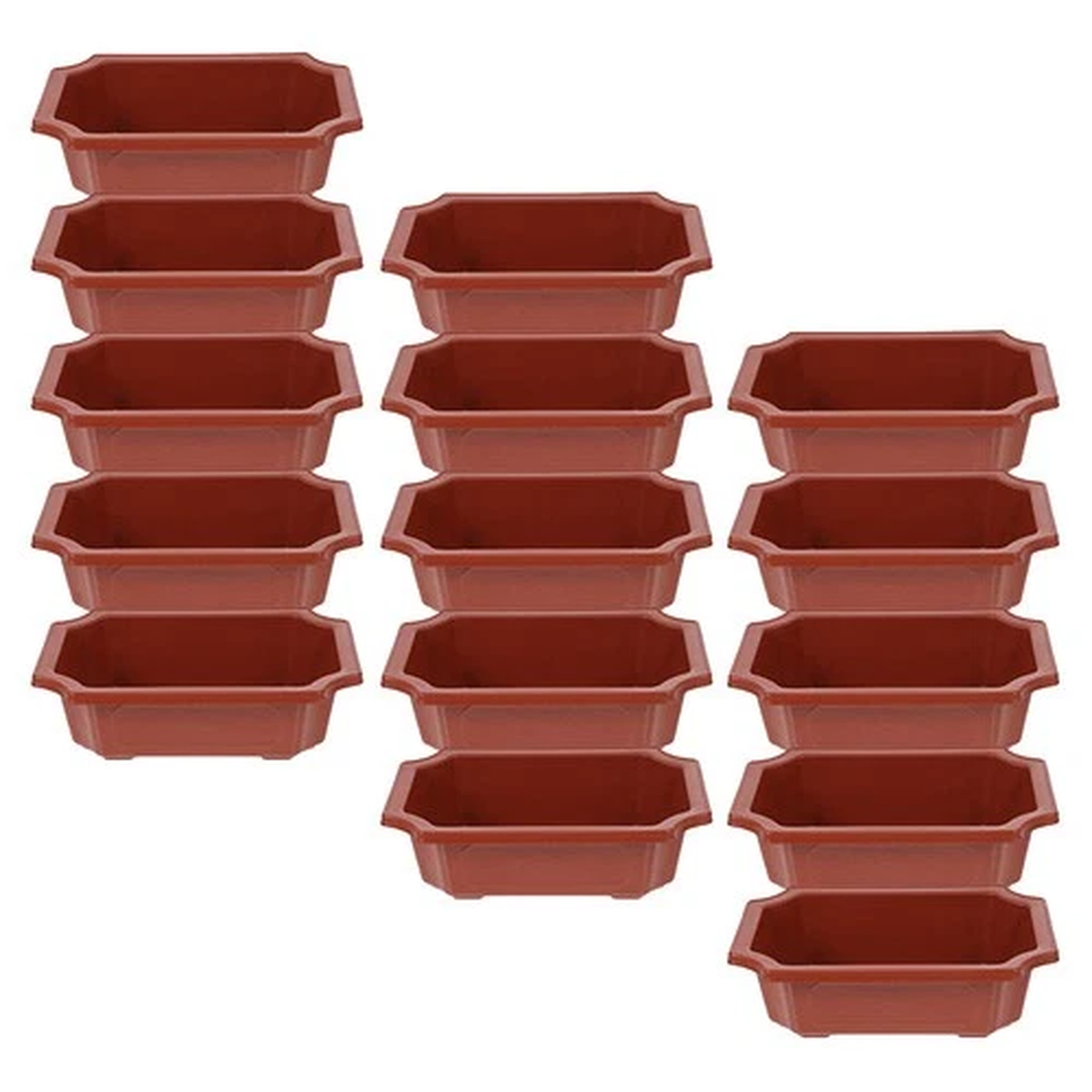 16 Pcs Retro Landscape Flower Pot Bonsai Training Pots with Drainage