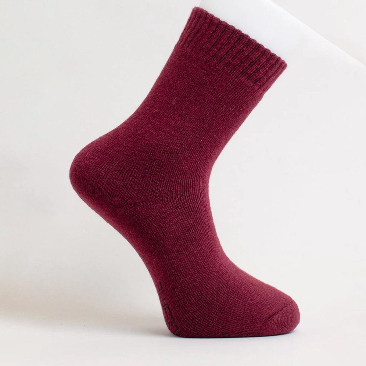 Ladies Merino Wool Sock Burgundy