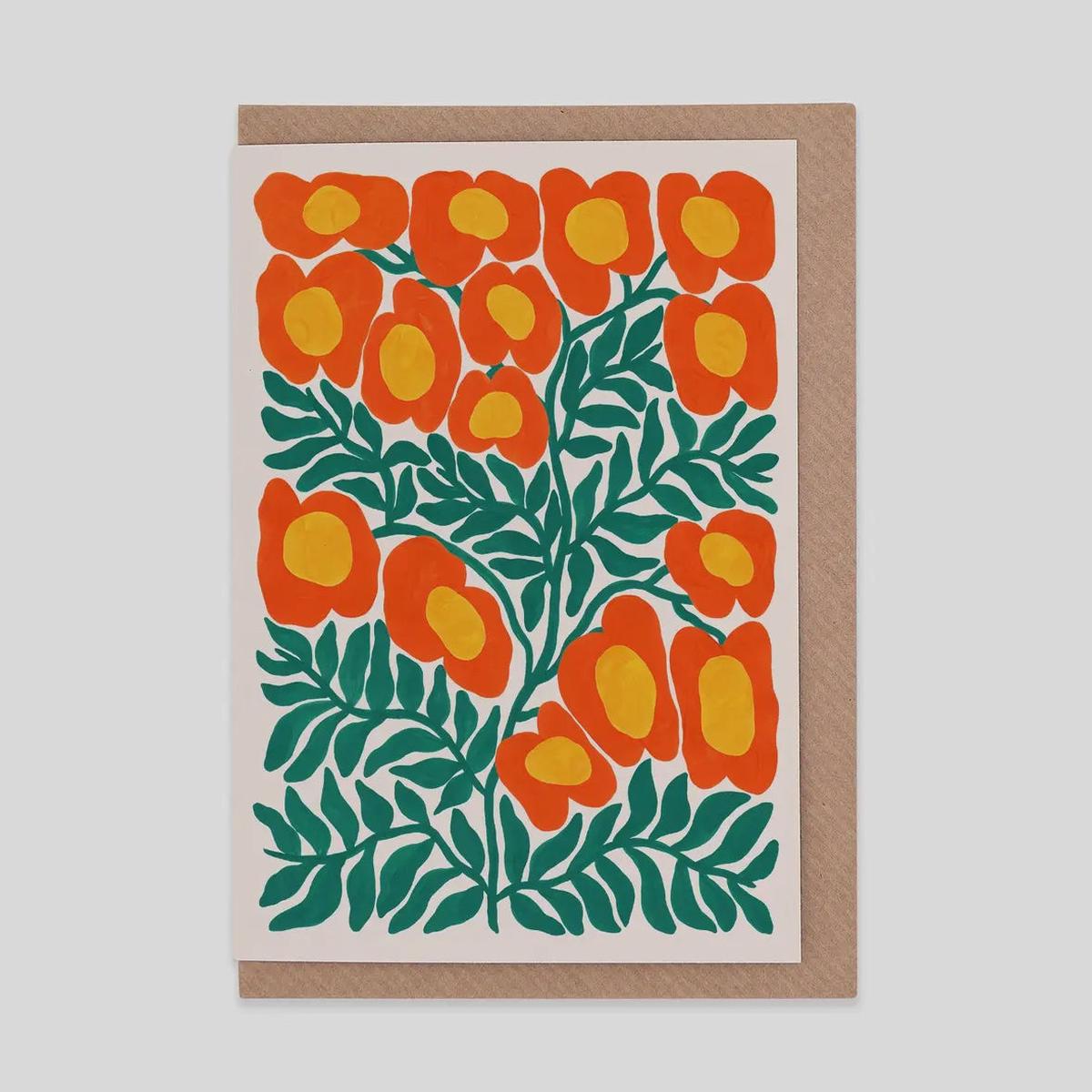 Fluttering Greeting Card