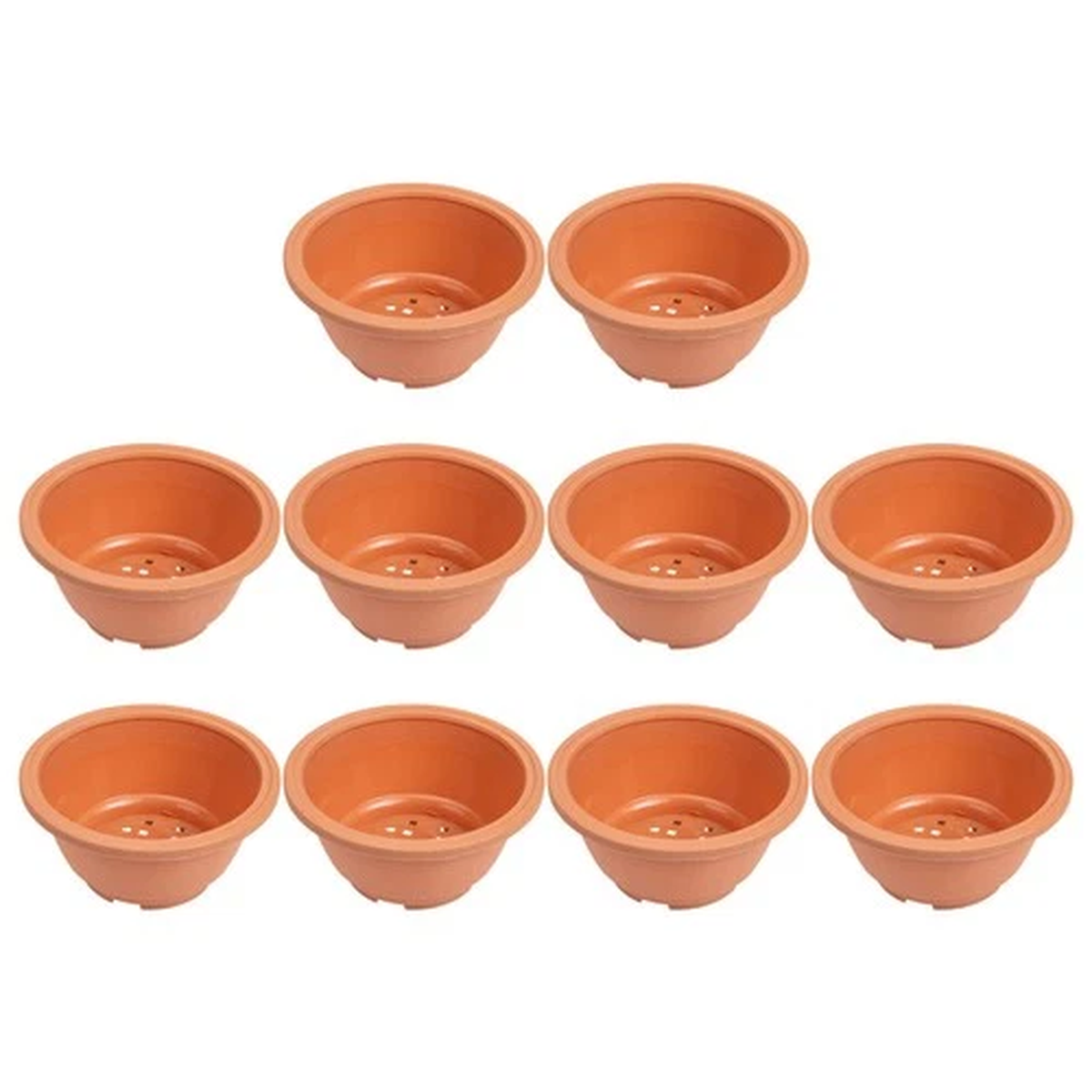 10 Pcs Flower Nursery Pot Succulent Pots Garden Succulents Planter