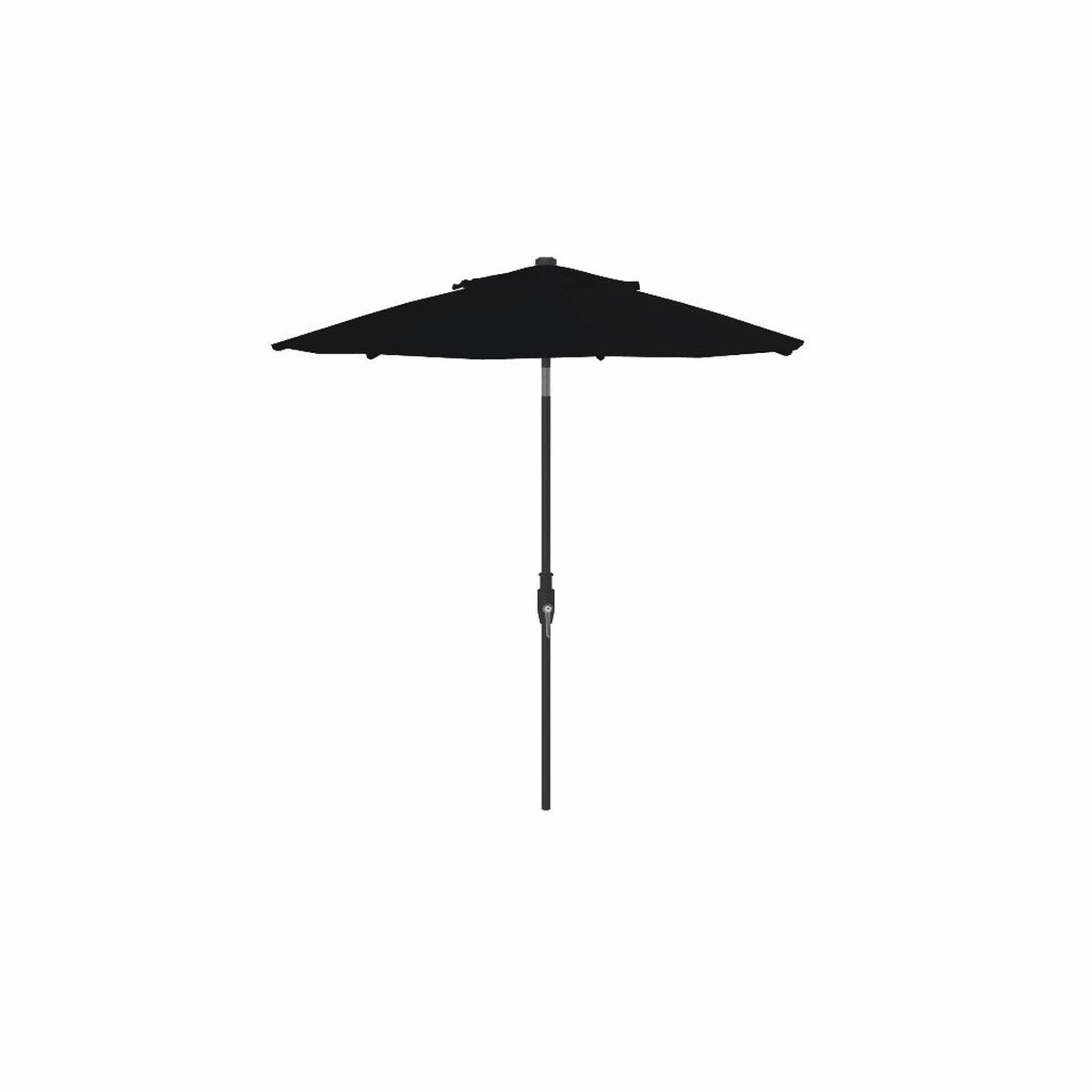 7.5' Flex Market Umbrella Black