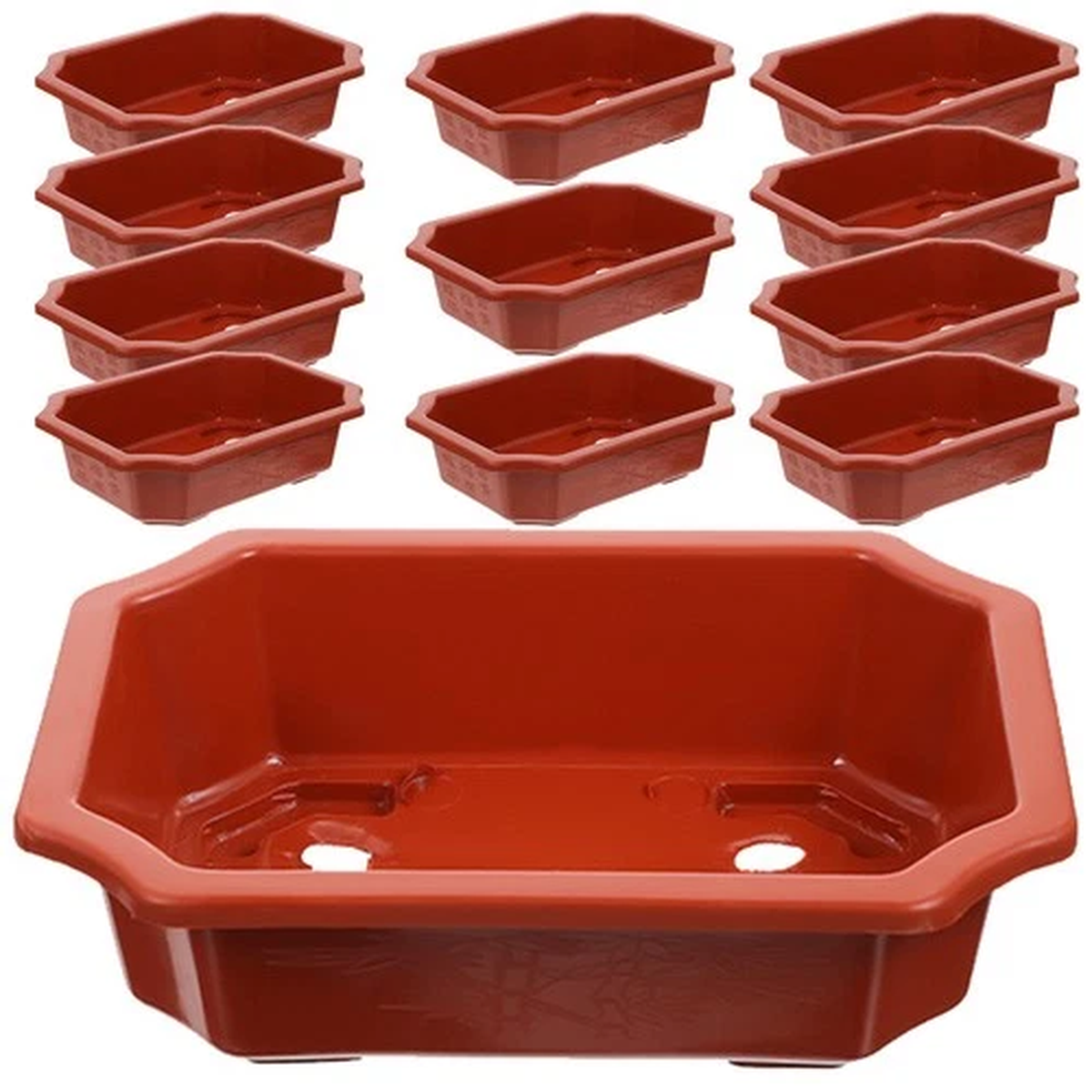 12 Pcs Flower Pots Outdoor Indoor Planter for Plants Small Decorative