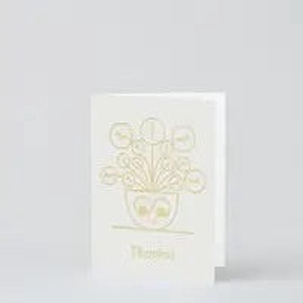 'Thanks Pilea Plant' Mini Card