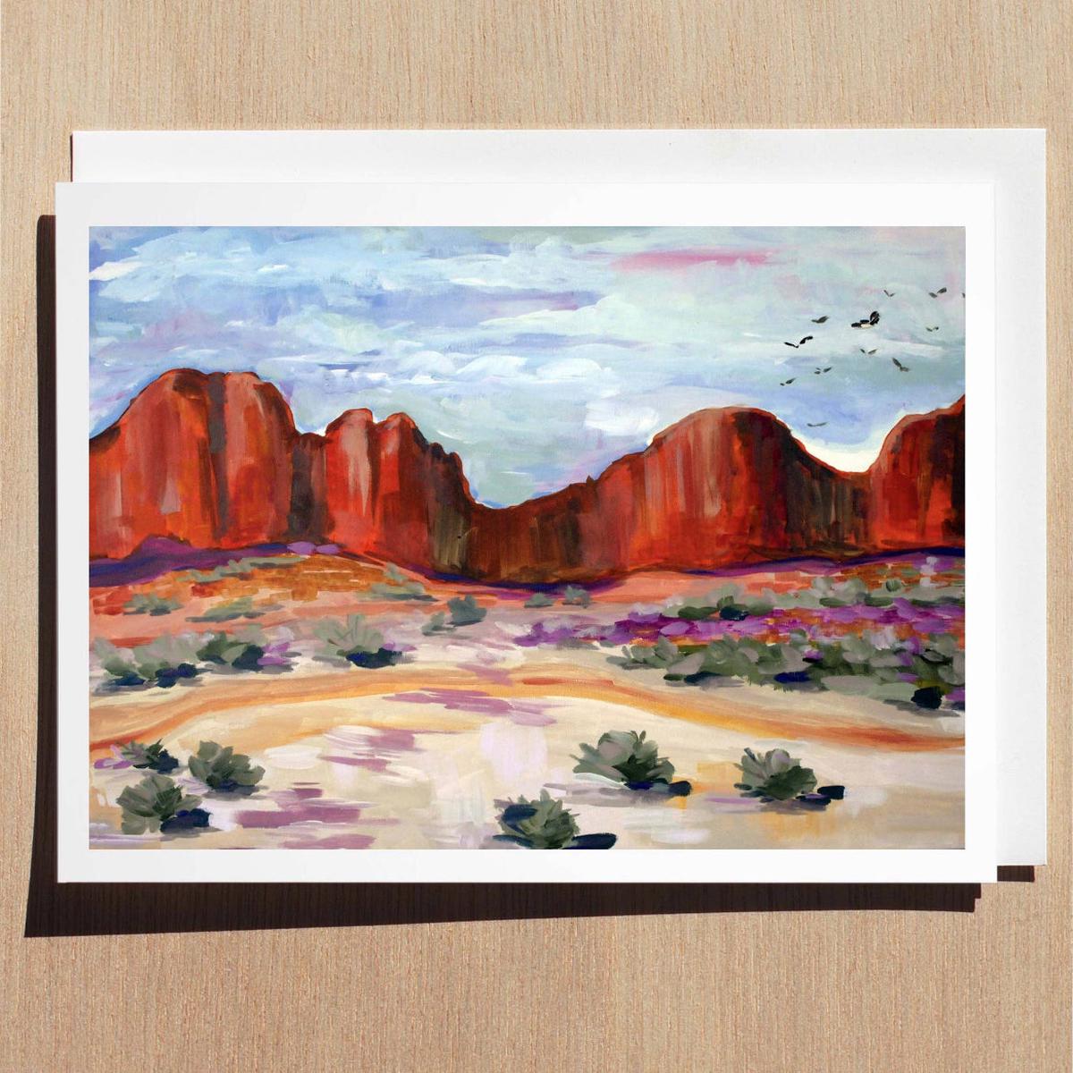 'Colors of the Canyon' Greeting Card