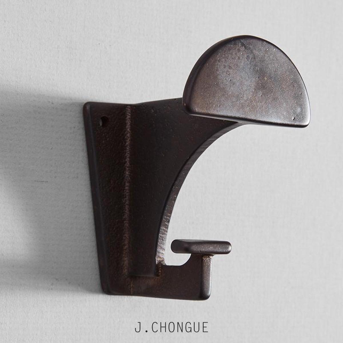 Compass Hook Blackened Bronze by Henry Wilson