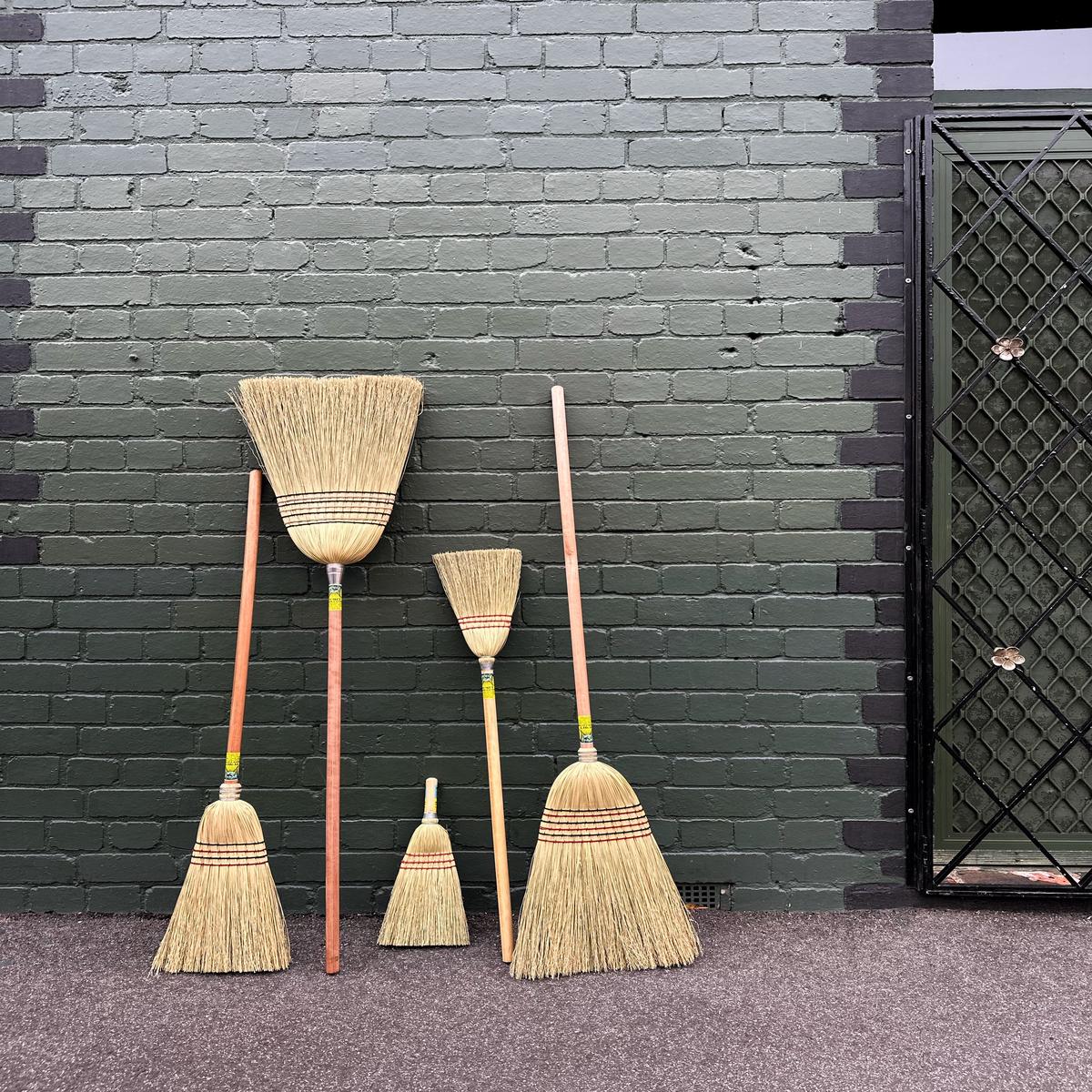 6 Tie Millet Broom by Tumut Broom Factory