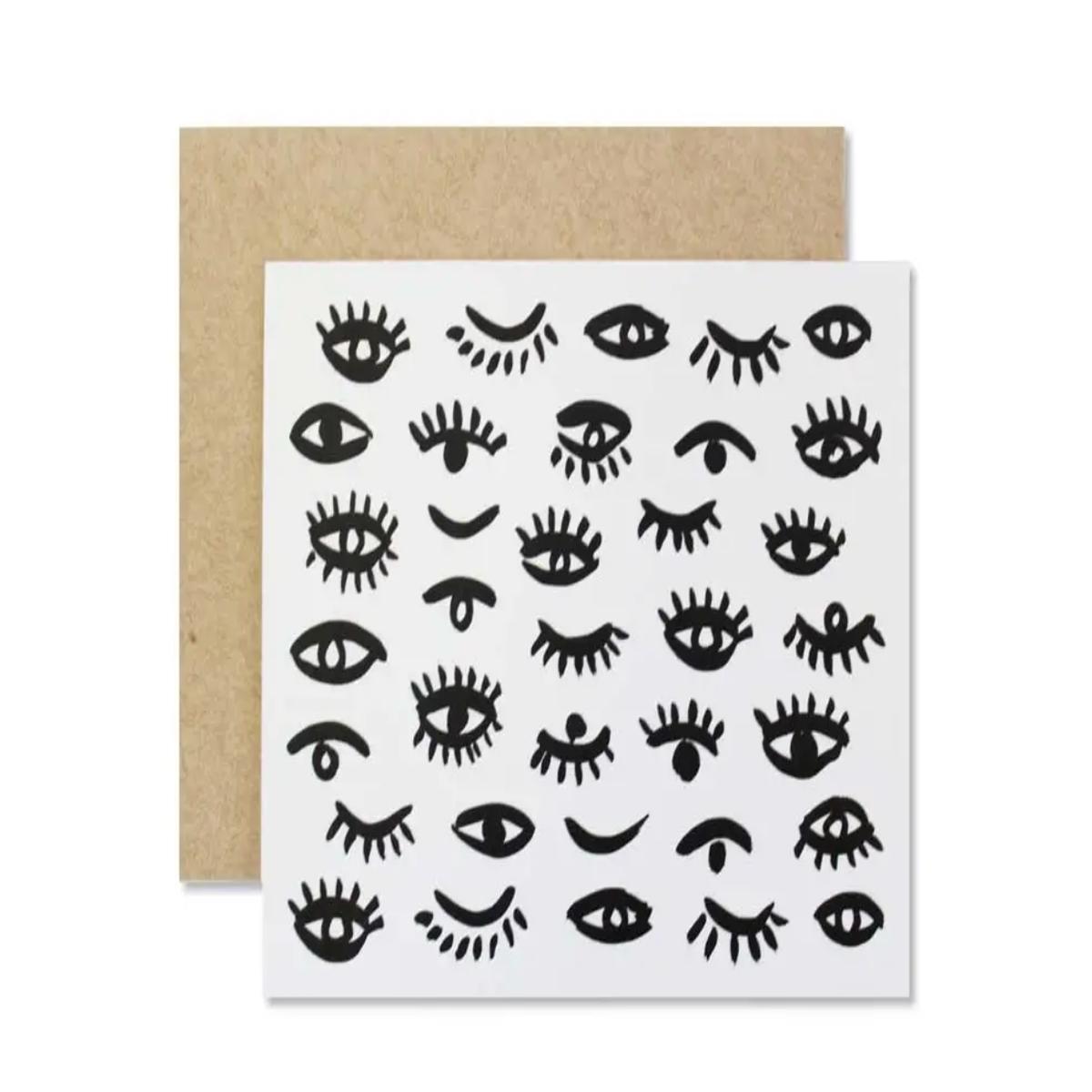 Eyes Pattern Greeting Card