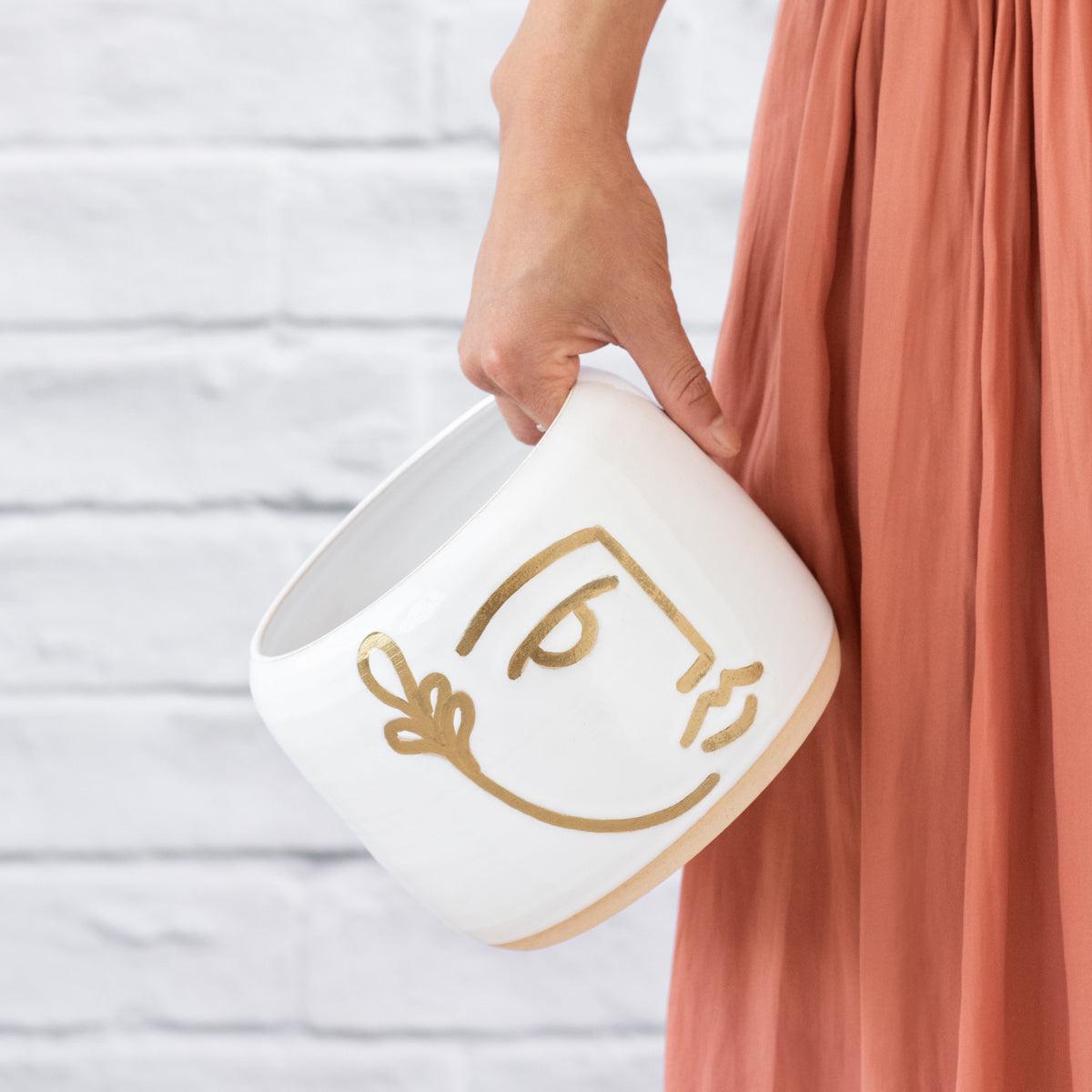 Faxi Planter - Face Pot