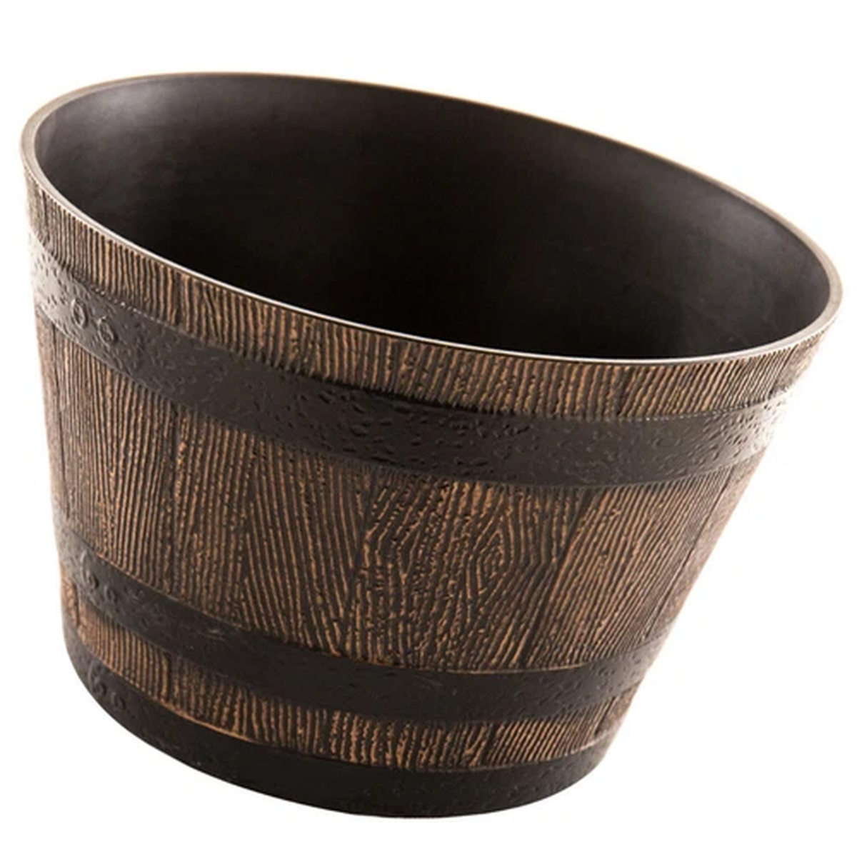 Wine Barrel Planters Outdoor Extra Large Pots Gardening Potted Flower